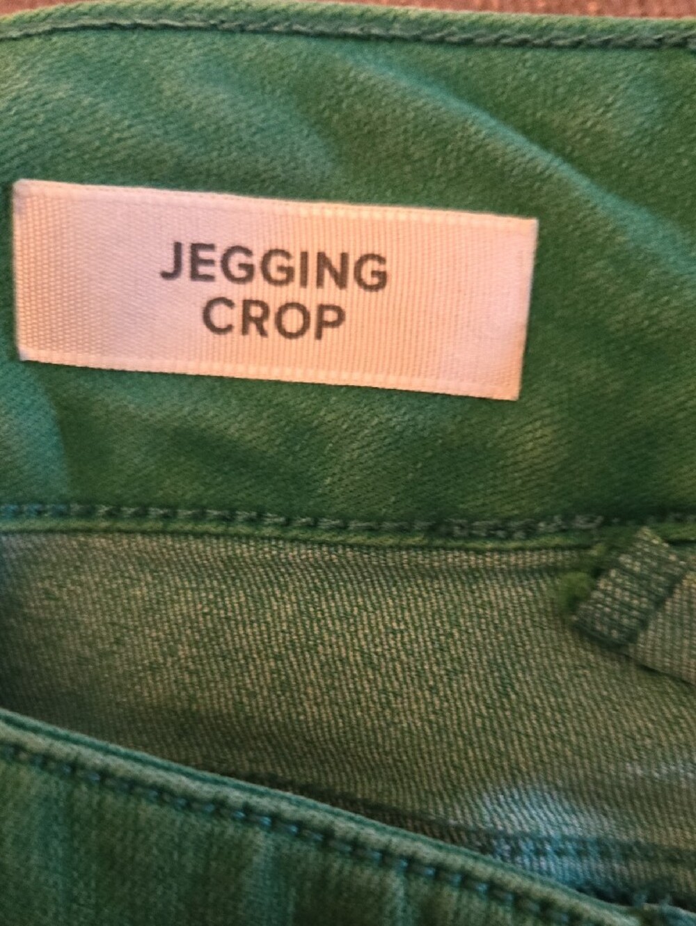 torrid Green Cropped Mid-Rise Stretch Jeans - Picture 4 of 4